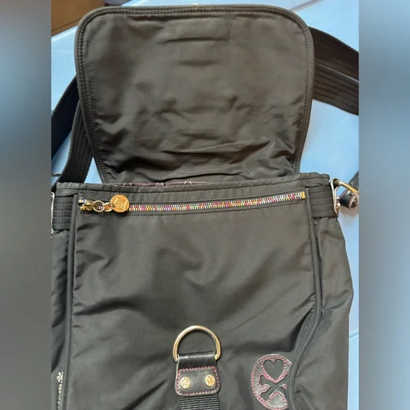 tokidoki Black Messenger Bag with Gold Hardware - Picture 5 of 8